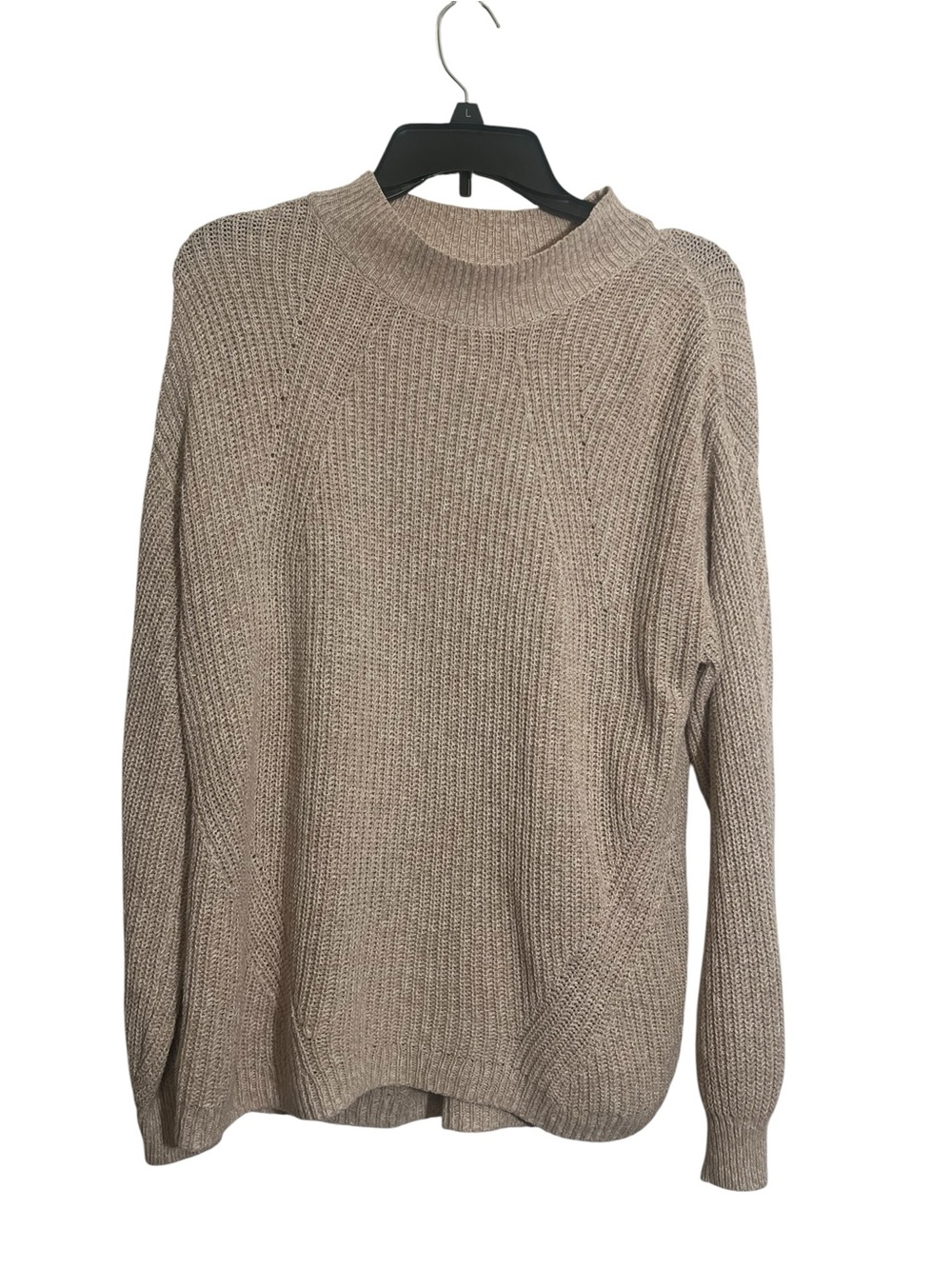 Old Navy Cream Beige Knit Pullover Sweater
